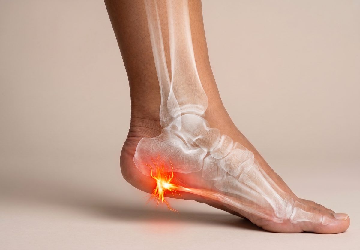 Dolor de talón (fascitis plantar y espolón calcáneo)